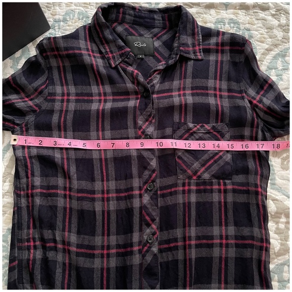 Rails Hunter Shirt in Coal-Grey-Rose Small - Picture 14 of 16